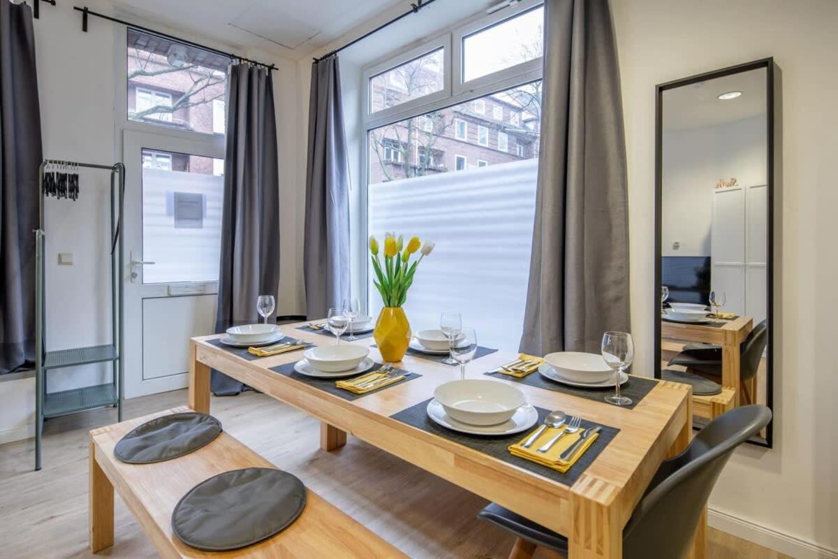 Studio Family Loft Self Checkin Street Parking Hamburgo Exterior foto